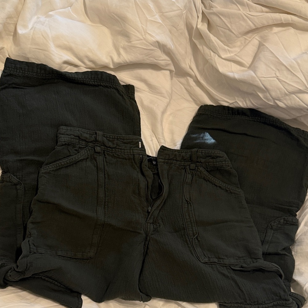 Dark Green Cargo Pants